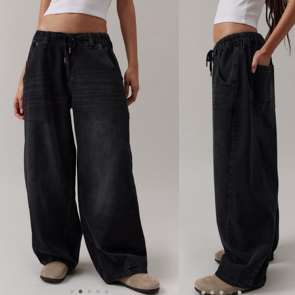 BDG Carter Cocoon Black Baggy Jeans - Picture 2 of 6